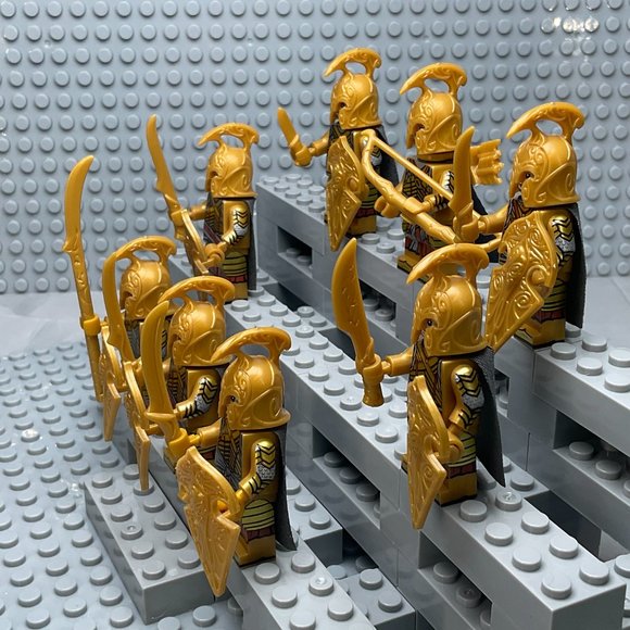 Lord of the Rings Elf Guard Custom Minifigures Lot of 8 - Picture 3 of 3